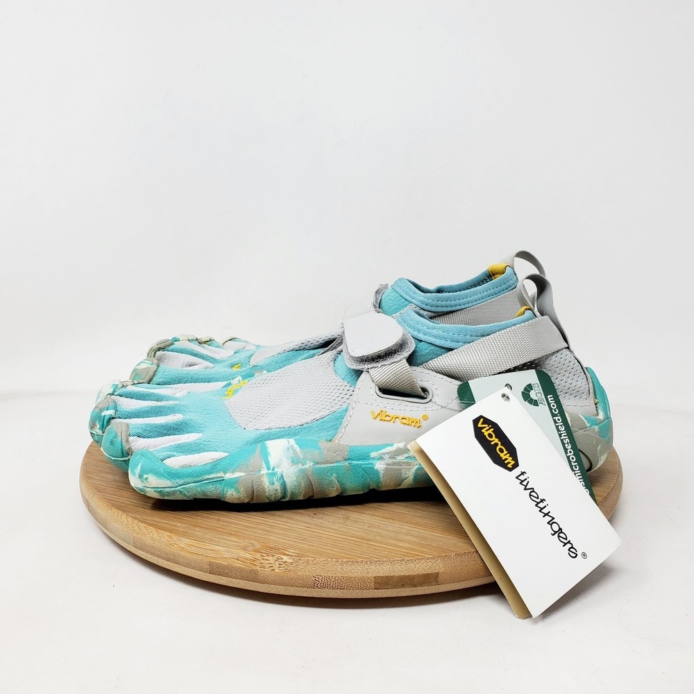 Vibram Fivefingers KSO Shoes Womens 36 Blue Grey Barefoot Minimalist‎ Sneaker